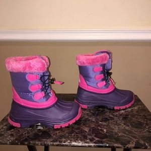 Nova Mountain Girl's Waterproof Winter Snow boots